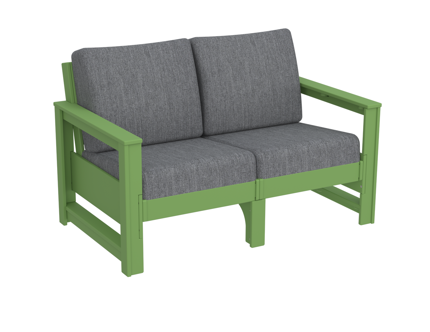 Modern Outdoor Loveseat