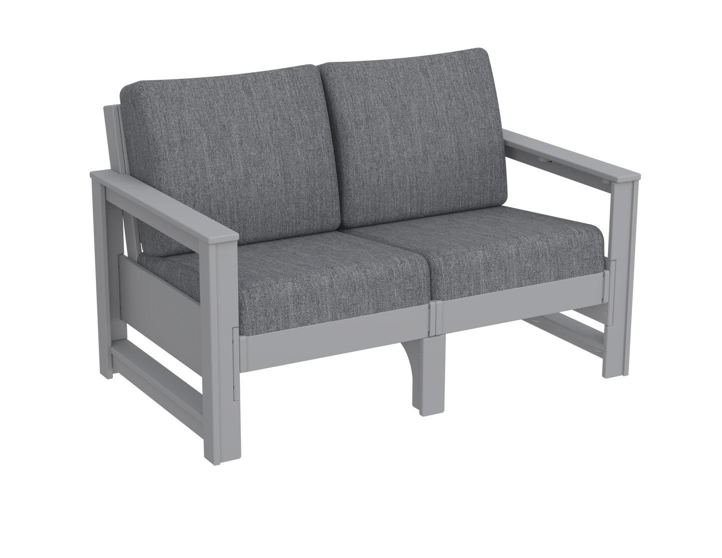 Modern Outdoor Loveseat