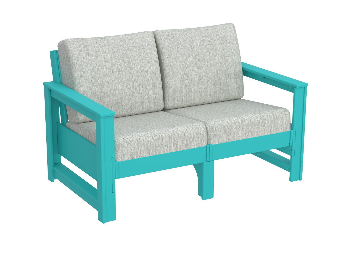 Modern Outdoor Loveseat