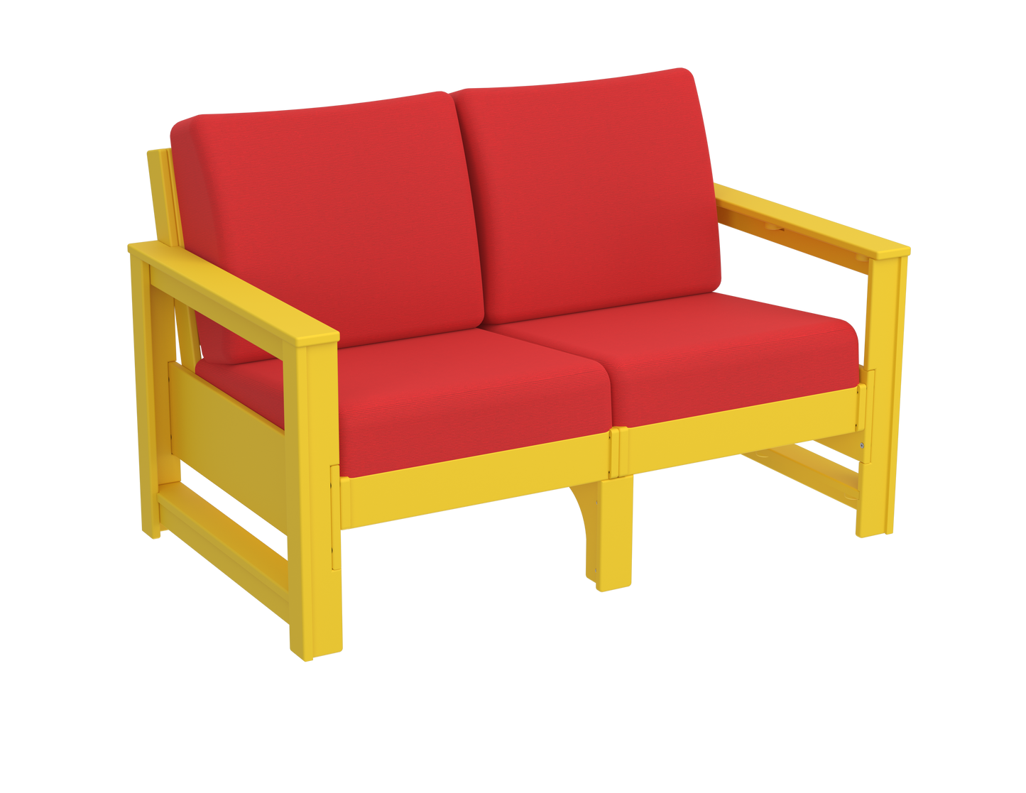 Modern Outdoor Loveseat