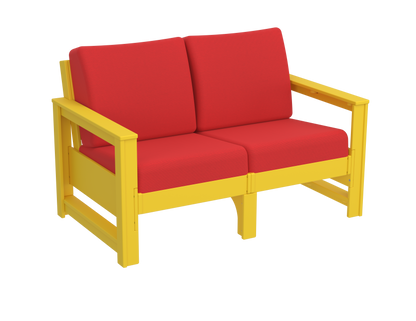 Modern Outdoor Loveseat