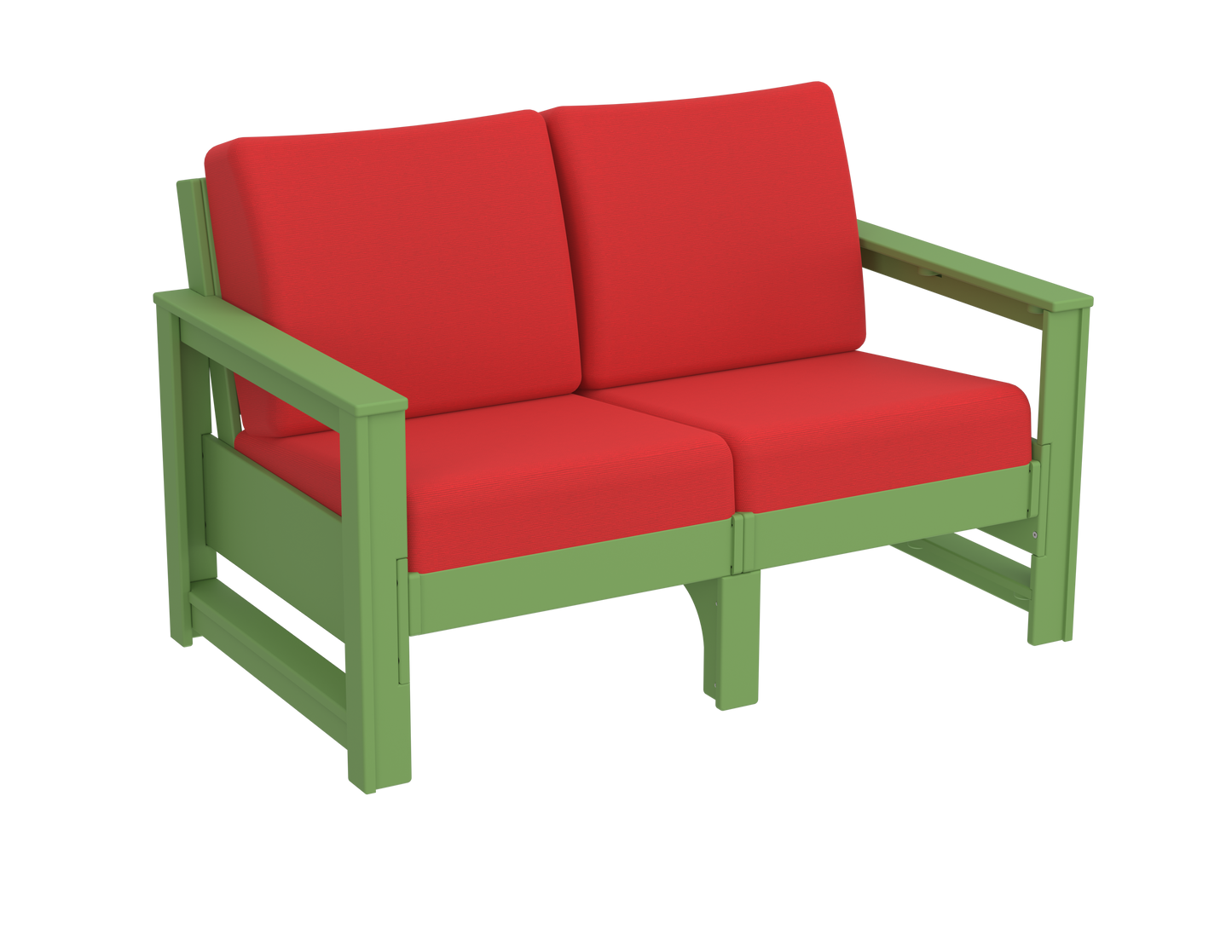 Modern Outdoor Loveseat