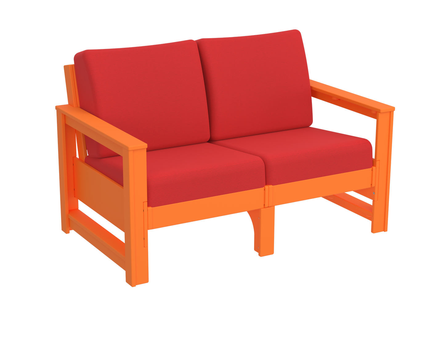 Modern Outdoor Loveseat