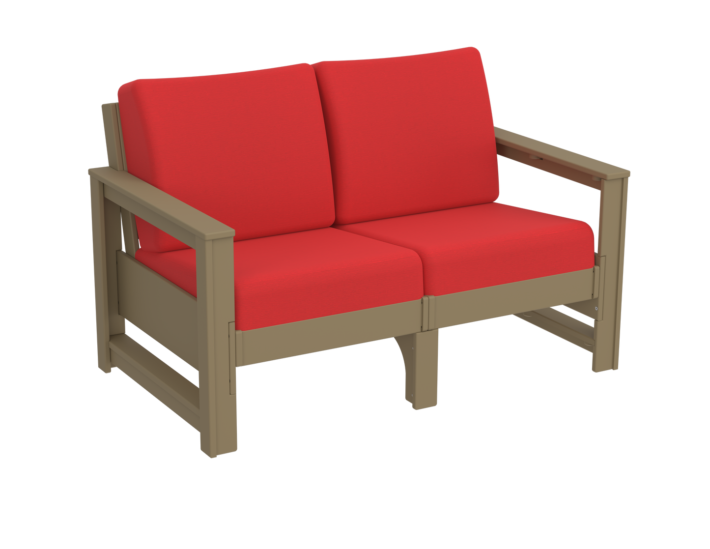 Modern Outdoor Loveseat