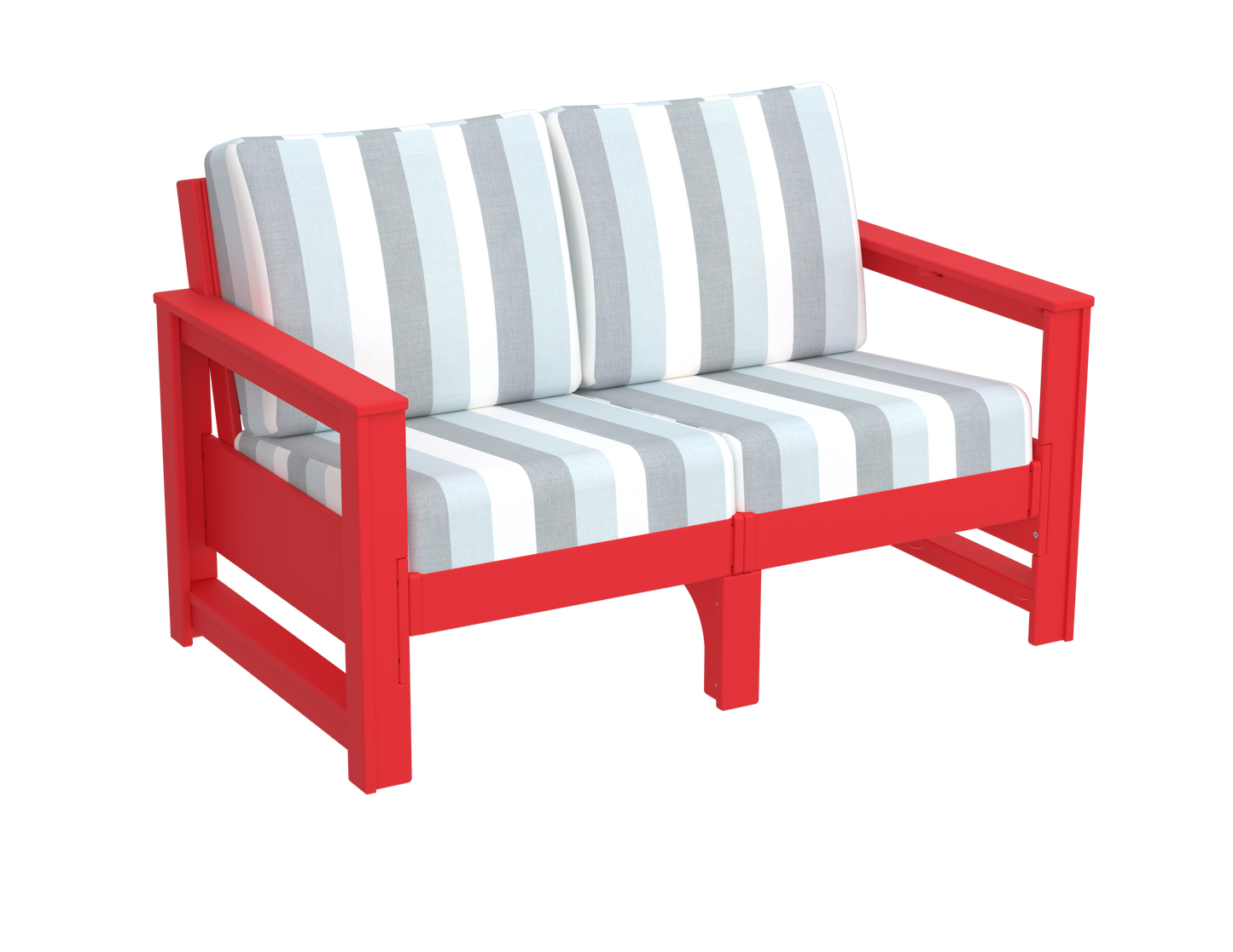 Modern Outdoor Loveseat