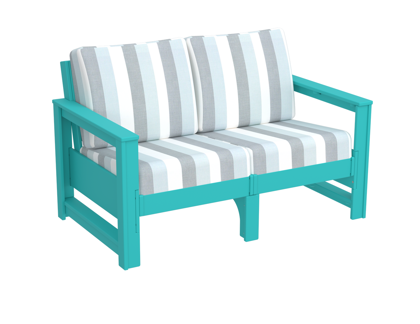 Modern Outdoor Loveseat