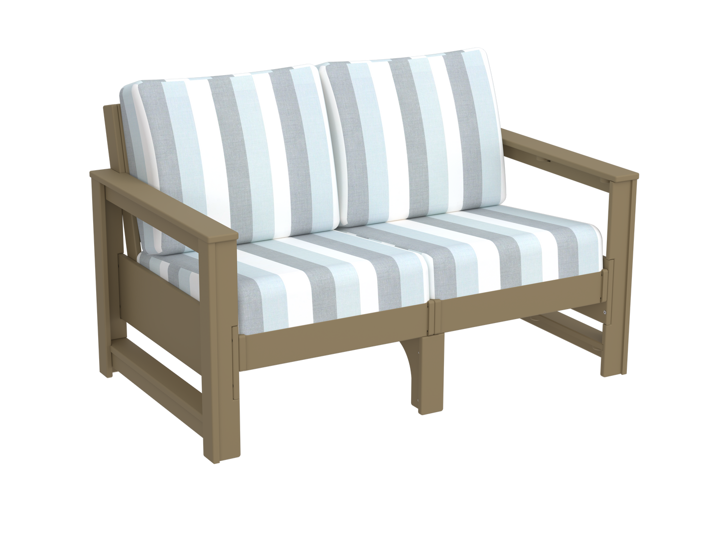 Modern Outdoor Loveseat