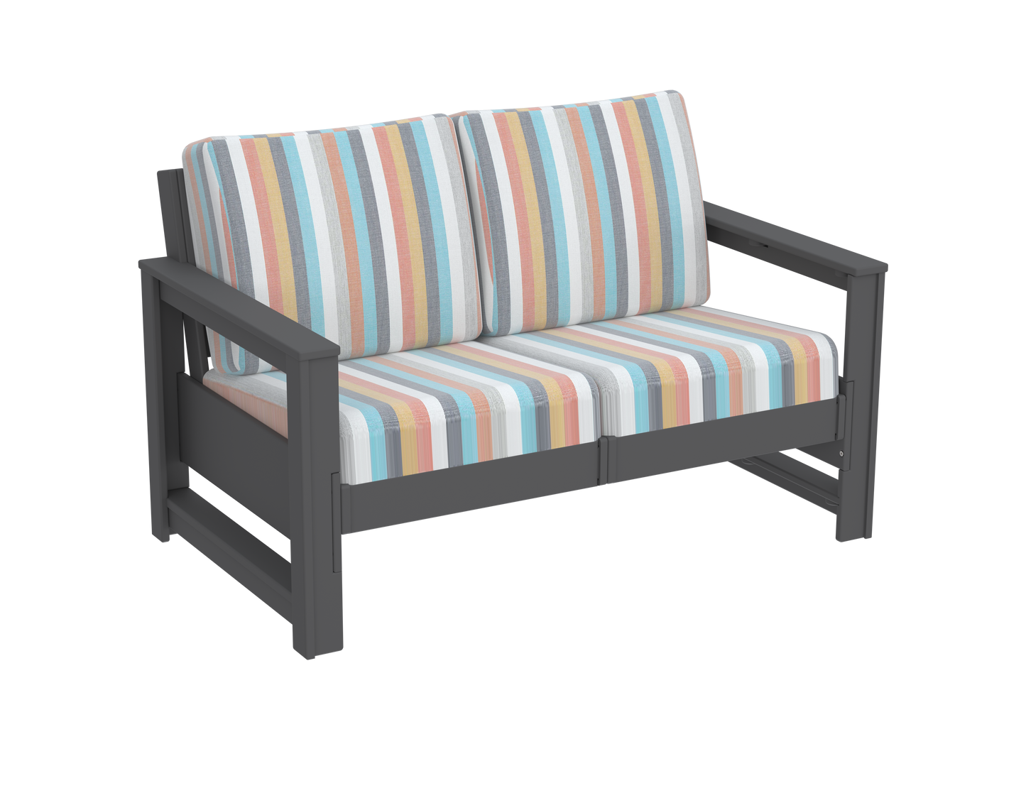 Modern Outdoor Loveseat
