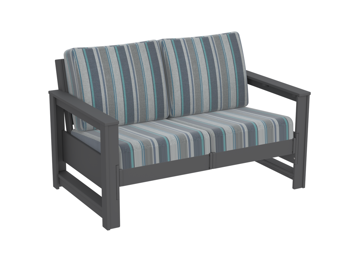 Modern Outdoor Loveseat