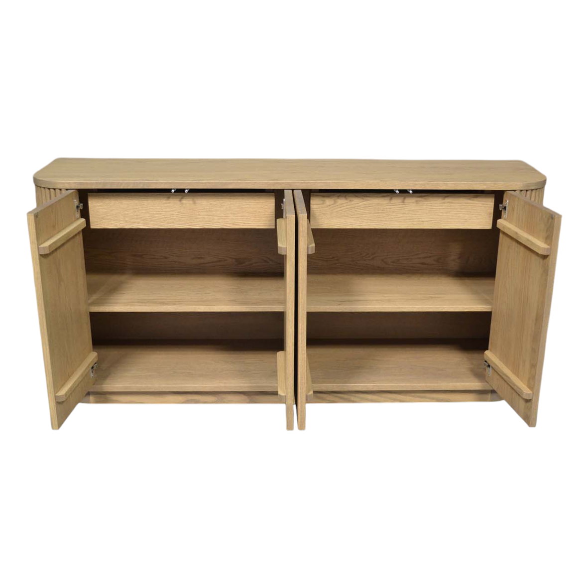 Lars sideboard 18" x 66" x 34" 4 door 2 interior drawers