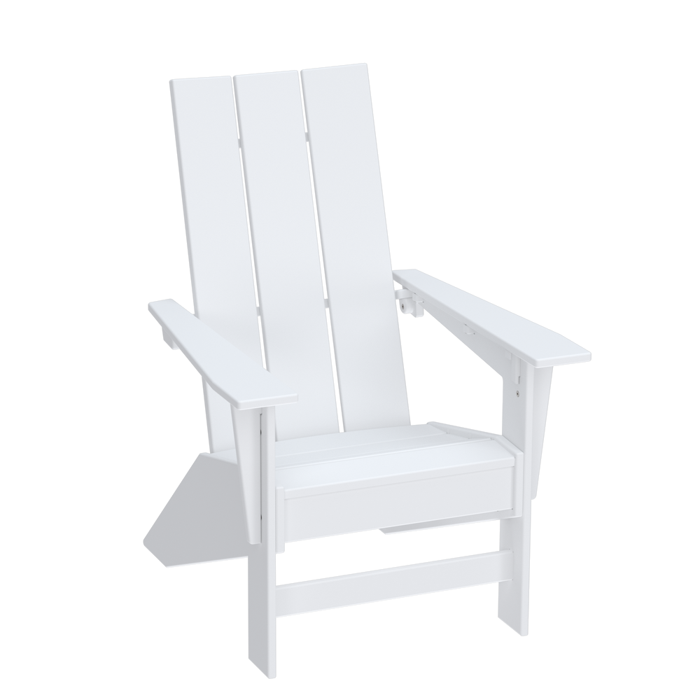 Modern Outdoor Muskoka Chair — Bright White