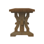 Meadow Trestle Base  72" Bench Slab Top