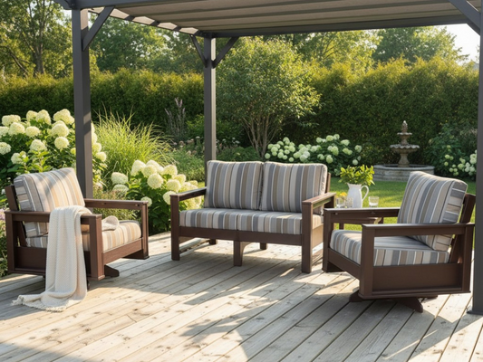 Modern Outdoor Loveseat