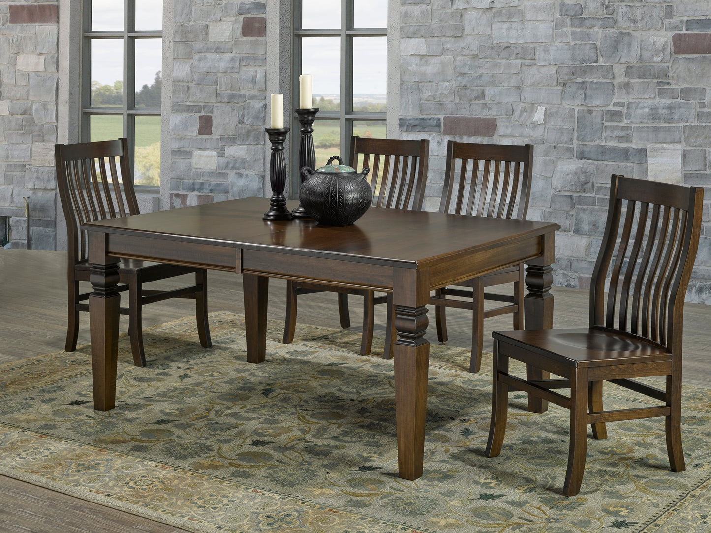 Notre Dame 42" x 72" x 1" solid top