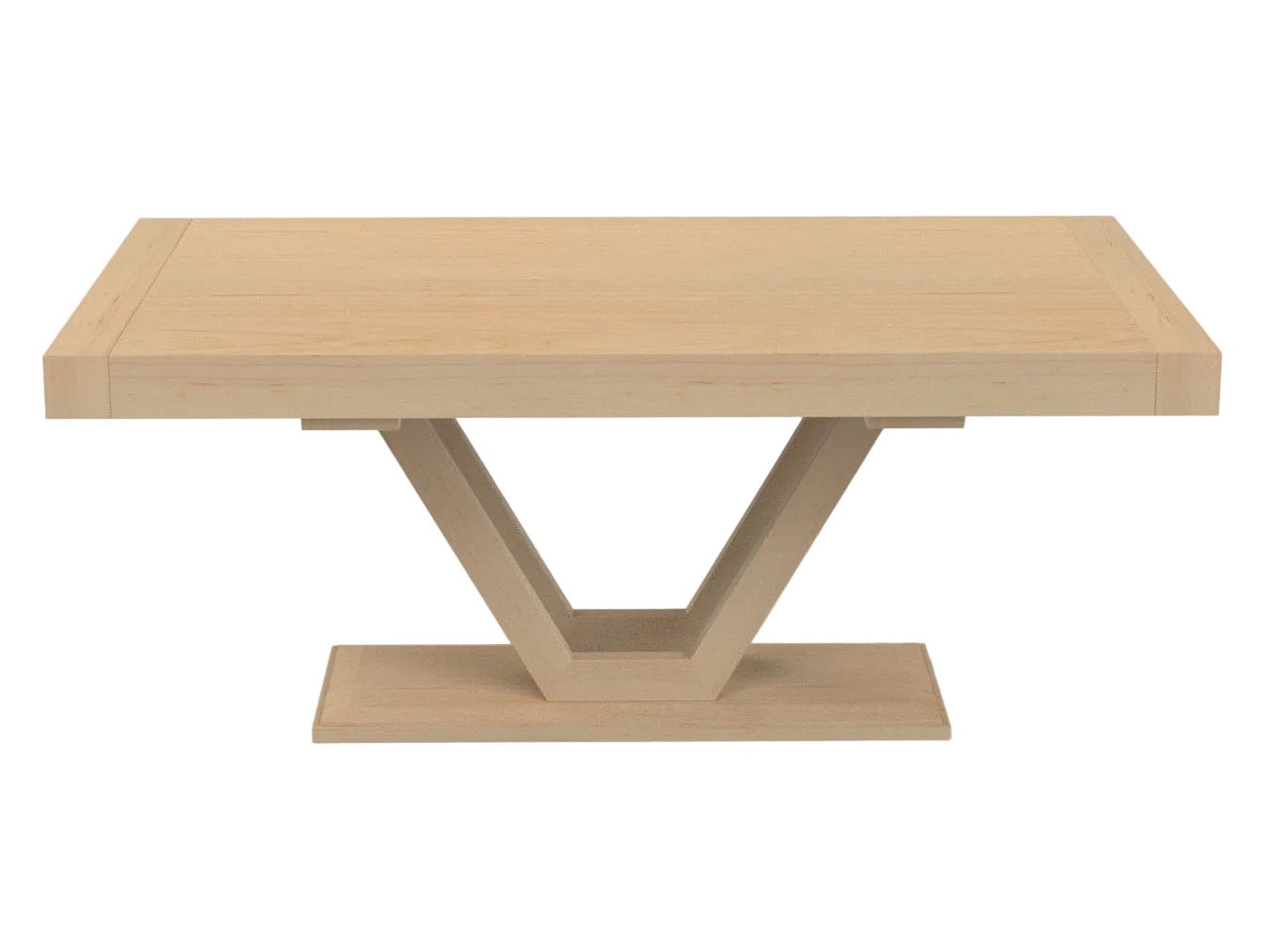 Mitered Dining Table with Open Truss Base