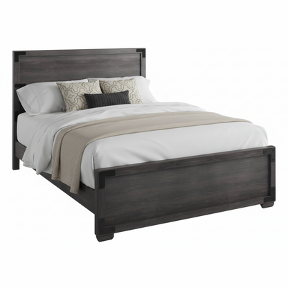 Arizona Queen Plain Single Panel Bed
