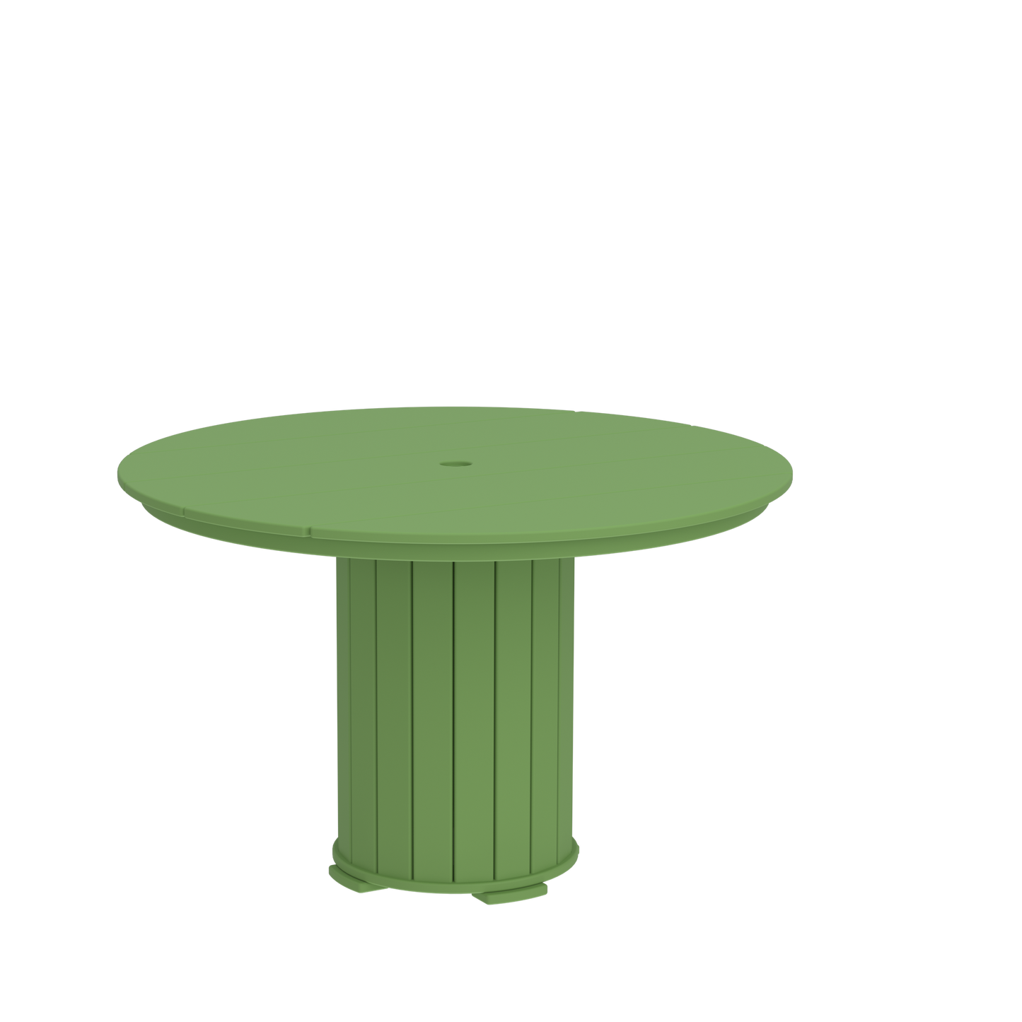 Modern Outdoor Pillar Round Dining Table 42"Wx42"Dx31"H