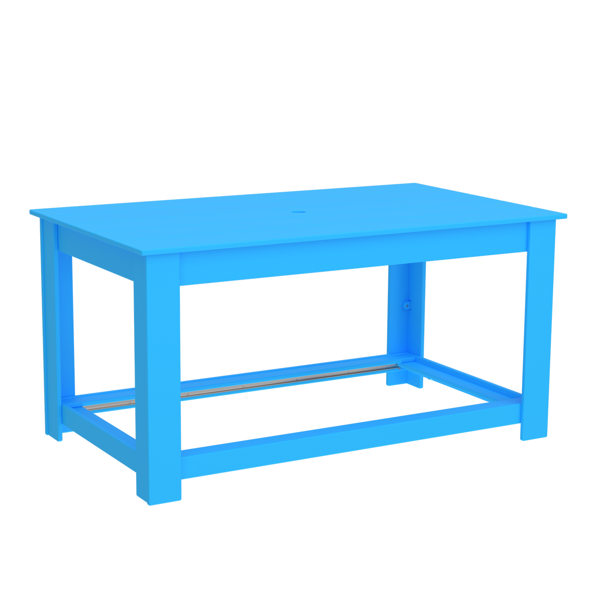 Modern Outdoor Pub Table 72"Wx42"Dx36"H