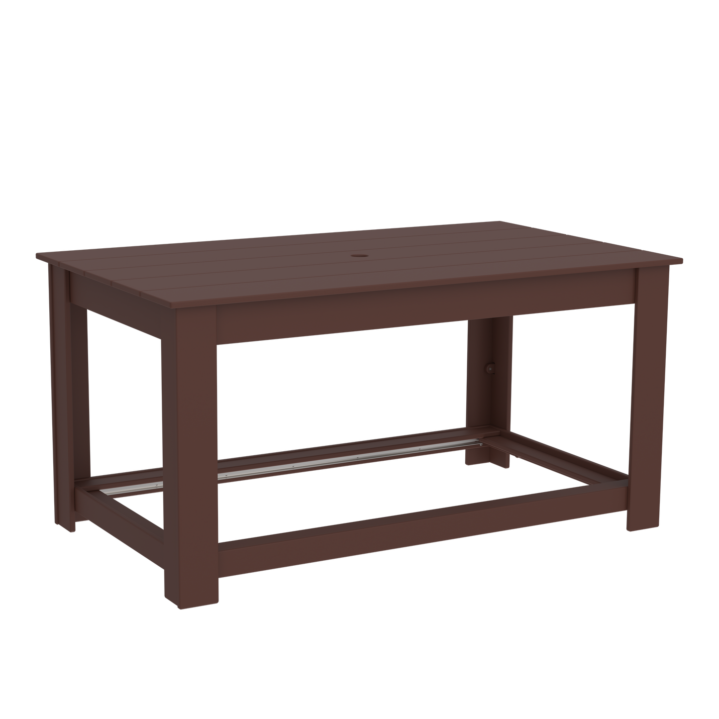 Modern Outdoor Pub Table 72"Wx42"Dx36"H
