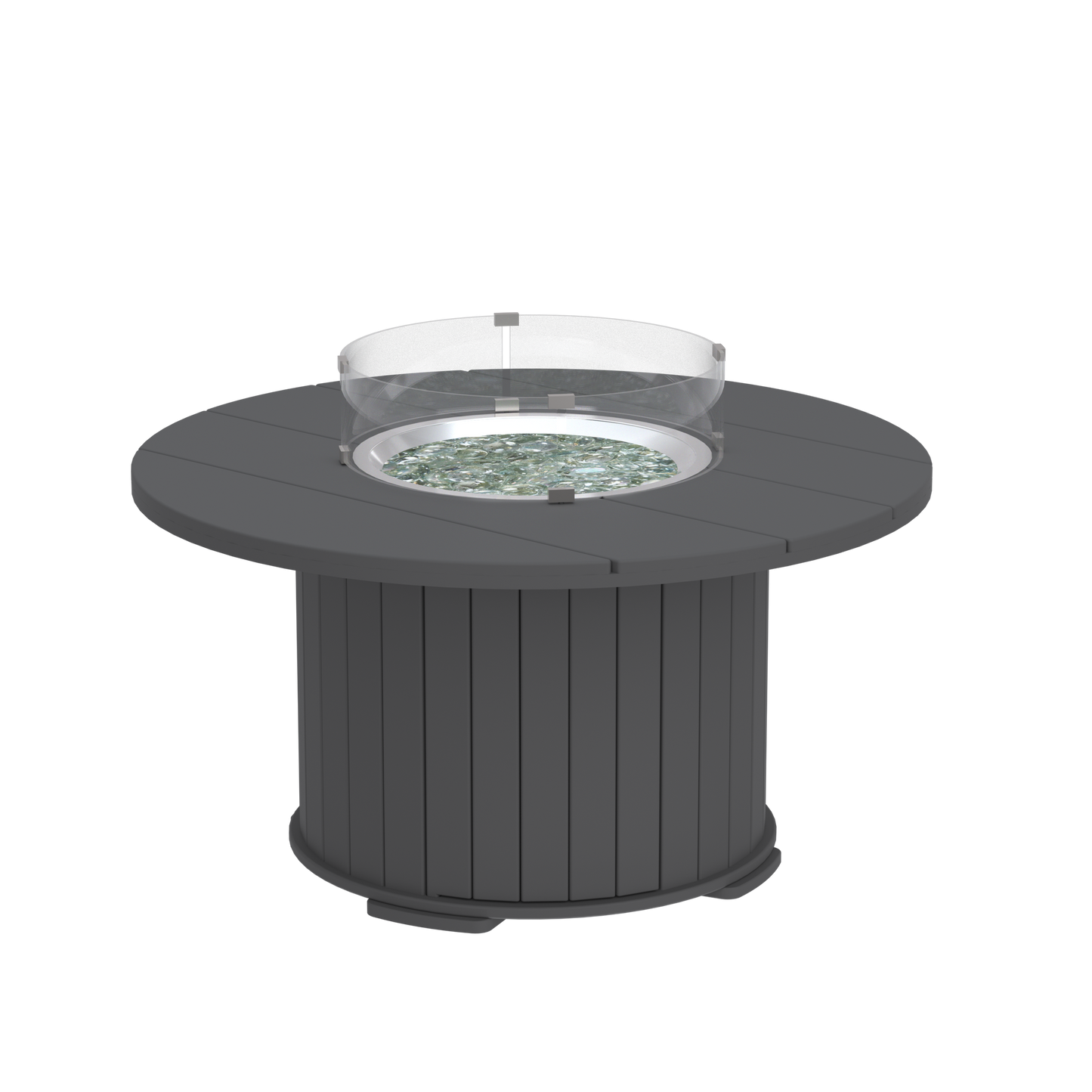 Modern Outdoor Round Fire Table