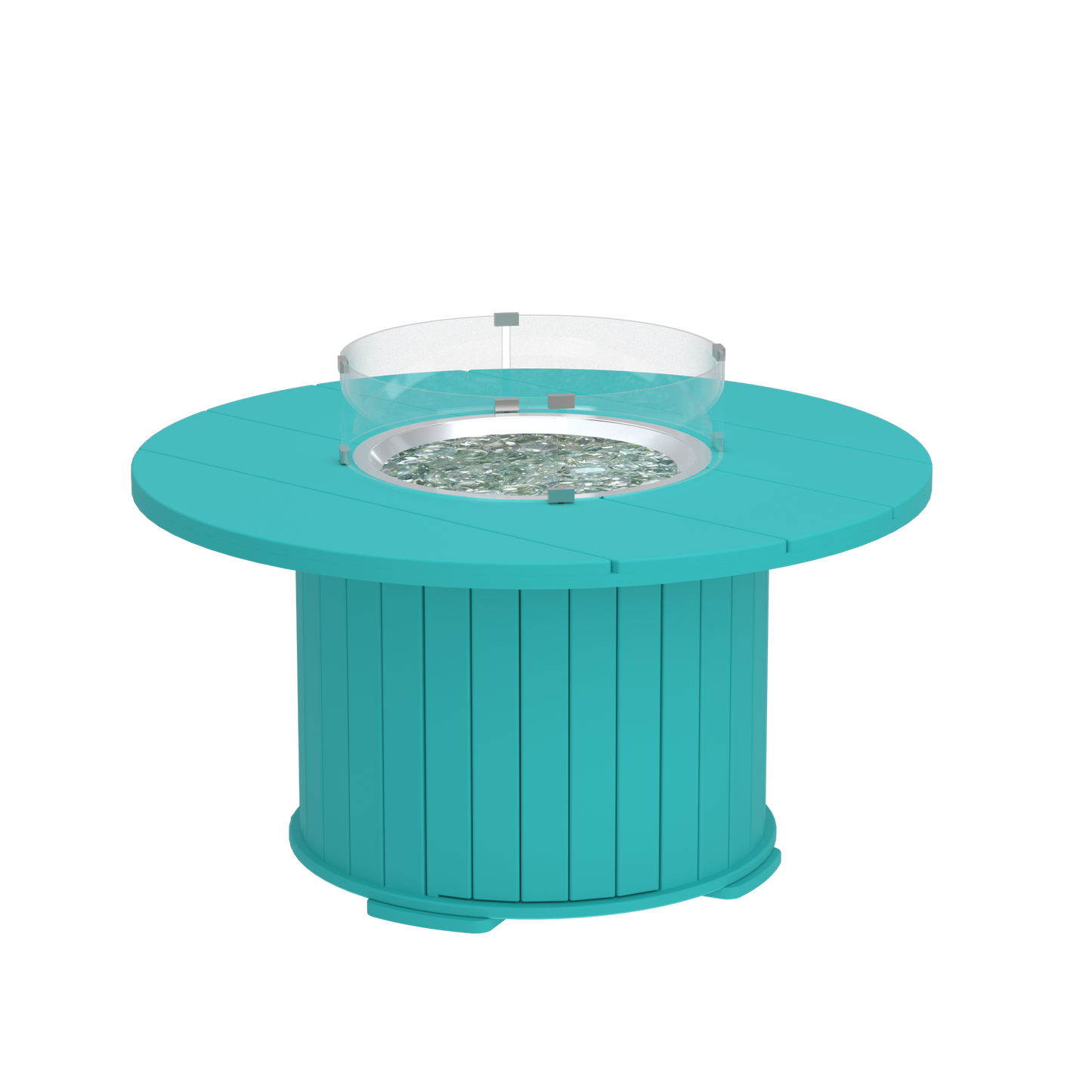 Modern Outdoor Round Fire Table