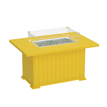 Modern Outdoor Rectangle Fire Table