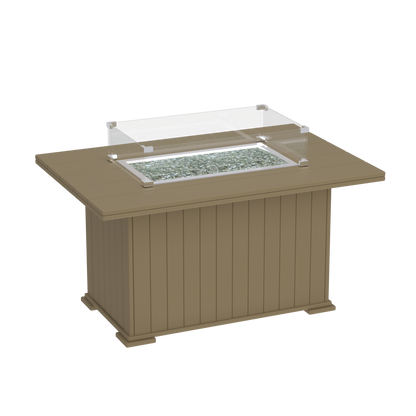 Modern Outdoor Rectangle Fire Table