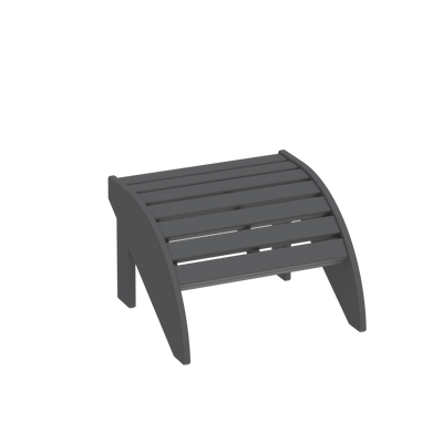 Modern Outdoor Round Muskoka Footstool