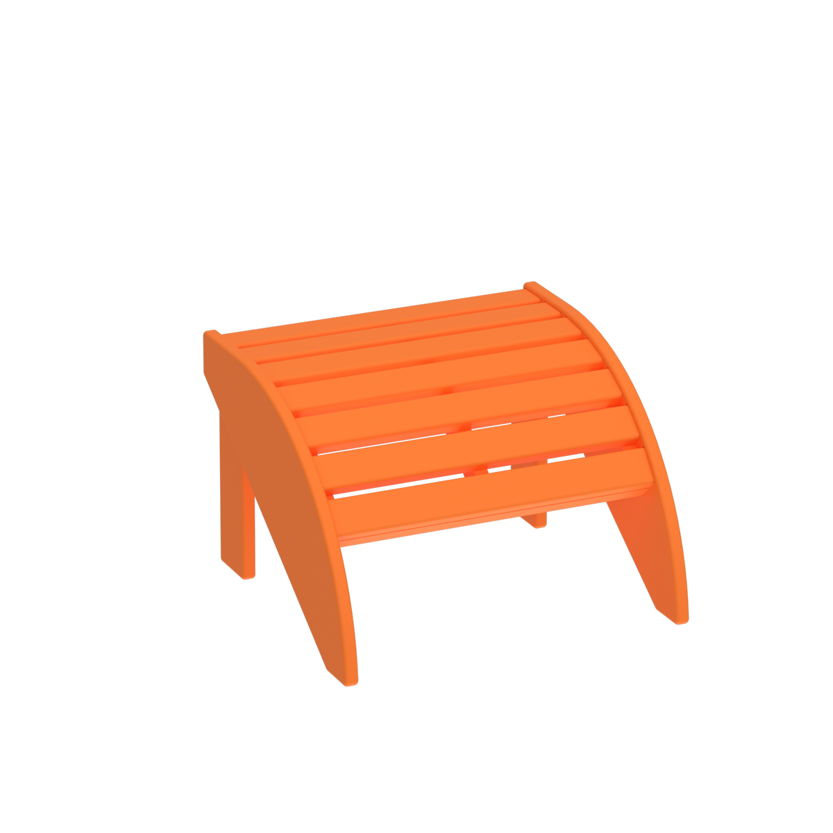Modern Outdoor Round Muskoka Footstool