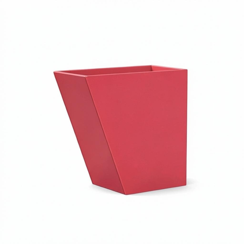 Modern Outdoor Jut Planter Box 24"H