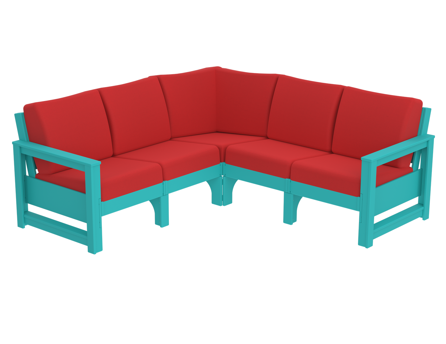 Modern Outdoor 5 Seater Sectional