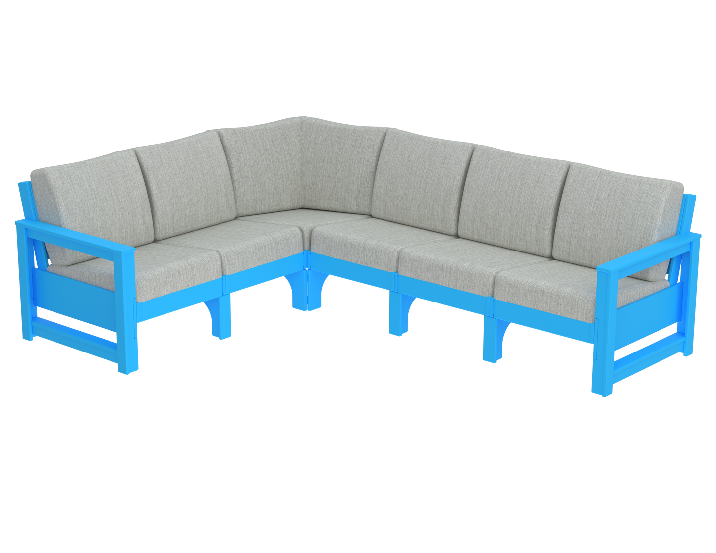 Modern Outdoor 6 Seater Sectional