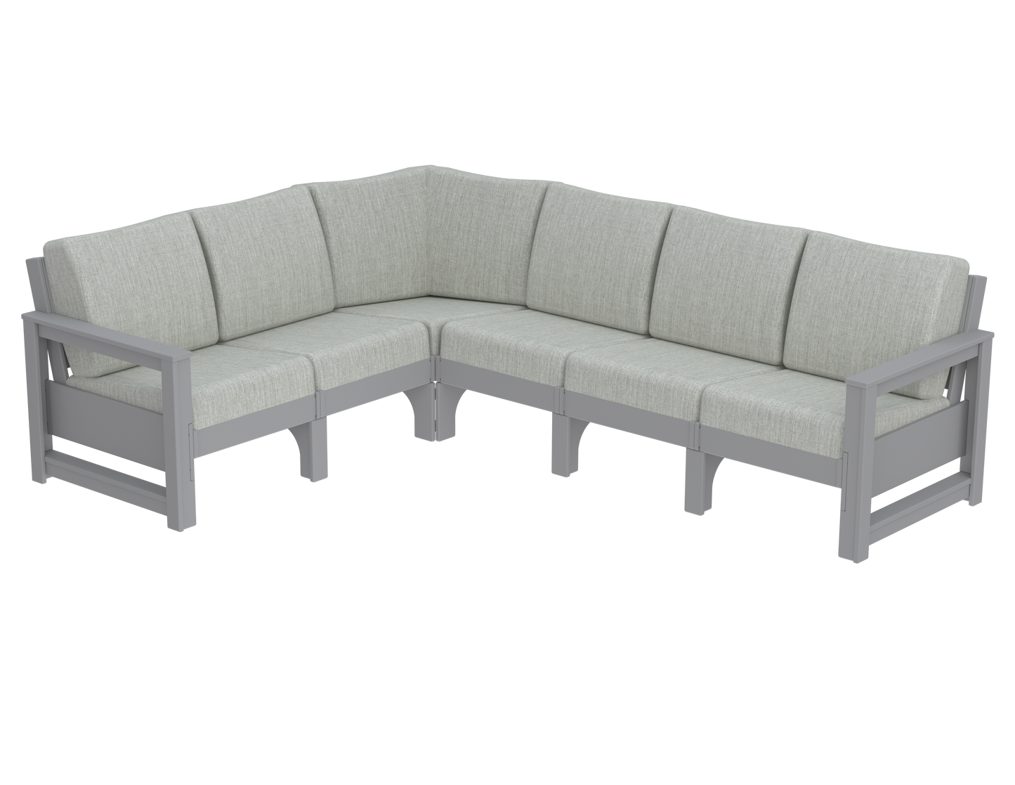Modern Outdoor 6 Seater Sectional