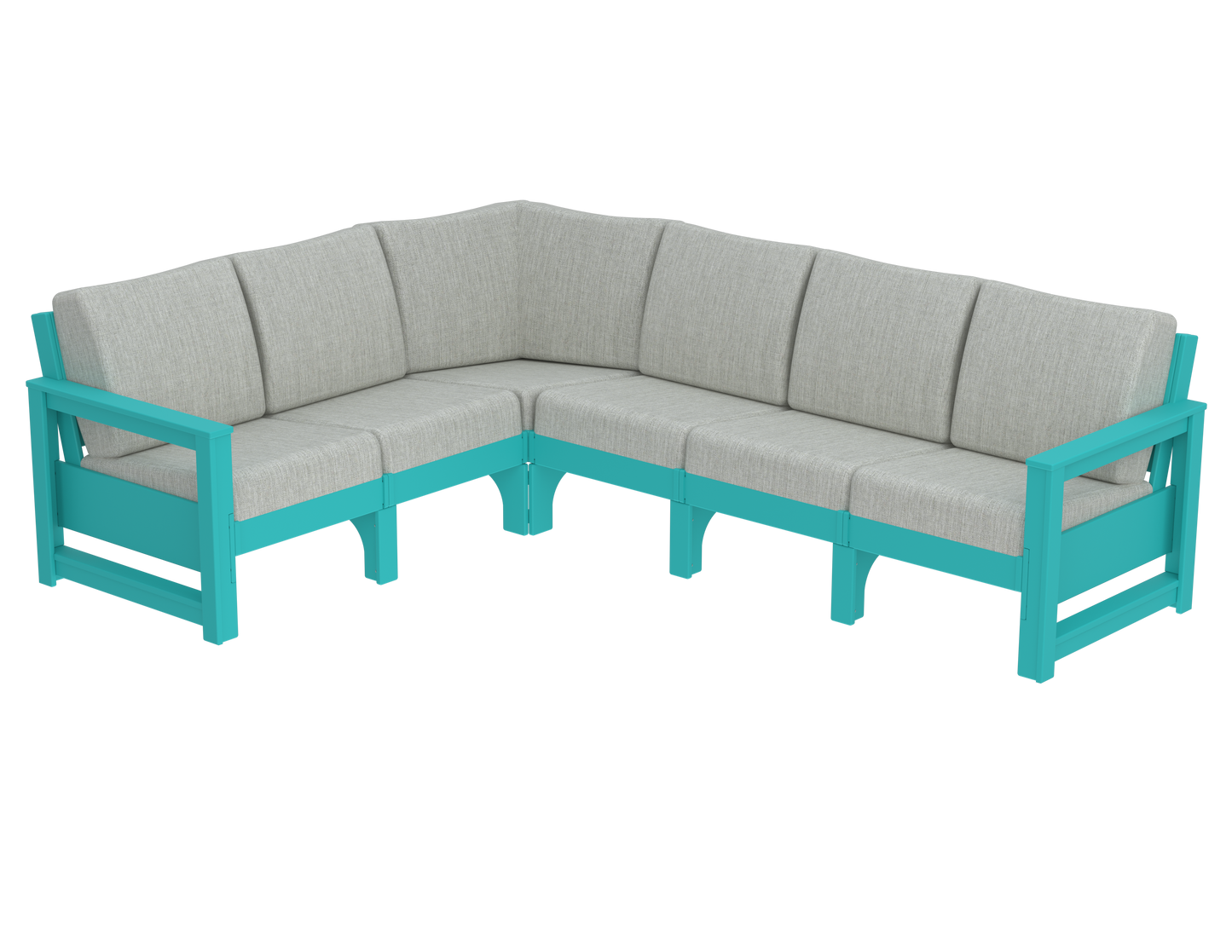 Modern Outdoor 6 Seater Sectional