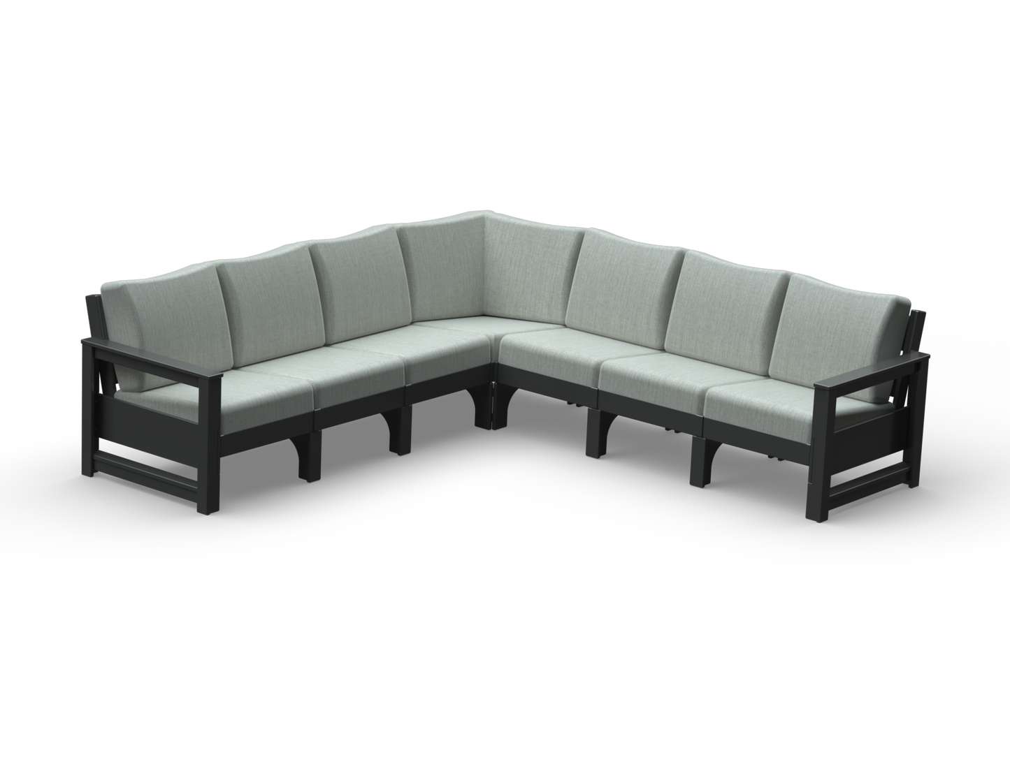 Modern Outdoor 7 Seater Sectional