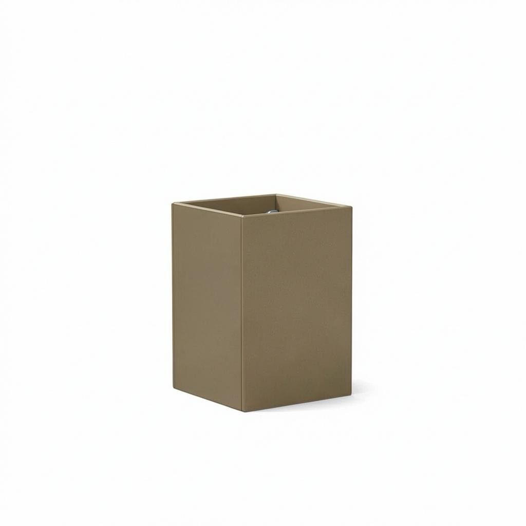 Modern Outdoor Square Planter Box 18"H