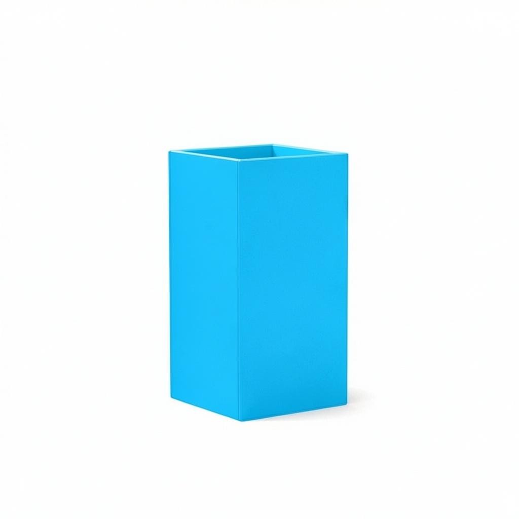 Modern Outdoor Square Planter Box 24"H
