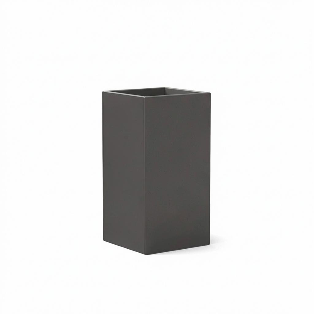 Modern Outdoor Square Planter Box 24"H