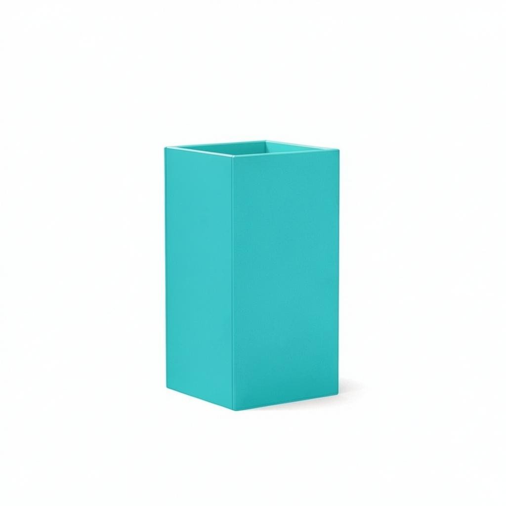 Modern Outdoor Square Planter Box 24"H