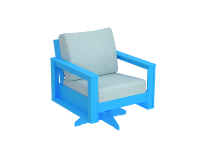 Modern Outdoor Swivel Arm Chair