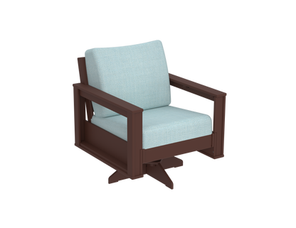 Modern Outdoor Swivel Arm Chair