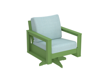 Modern Outdoor Swivel Arm Chair