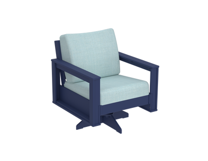 Modern Outdoor Swivel Arm Chair