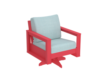 Modern Outdoor Swivel Arm Chair
