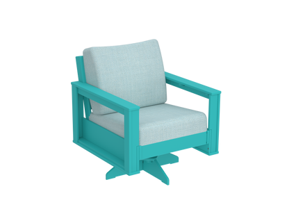 Modern Outdoor Swivel Arm Chair