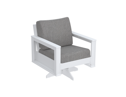 Modern Outdoor Swivel Arm Chair