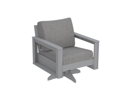 Modern Outdoor Swivel Arm Chair