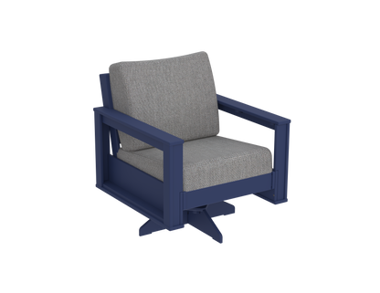 Modern Outdoor Swivel Arm Chair