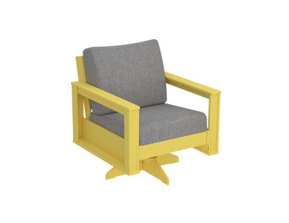 Modern Outdoor Swivel Arm Chair
