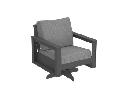 Modern Outdoor Swivel Arm Chair